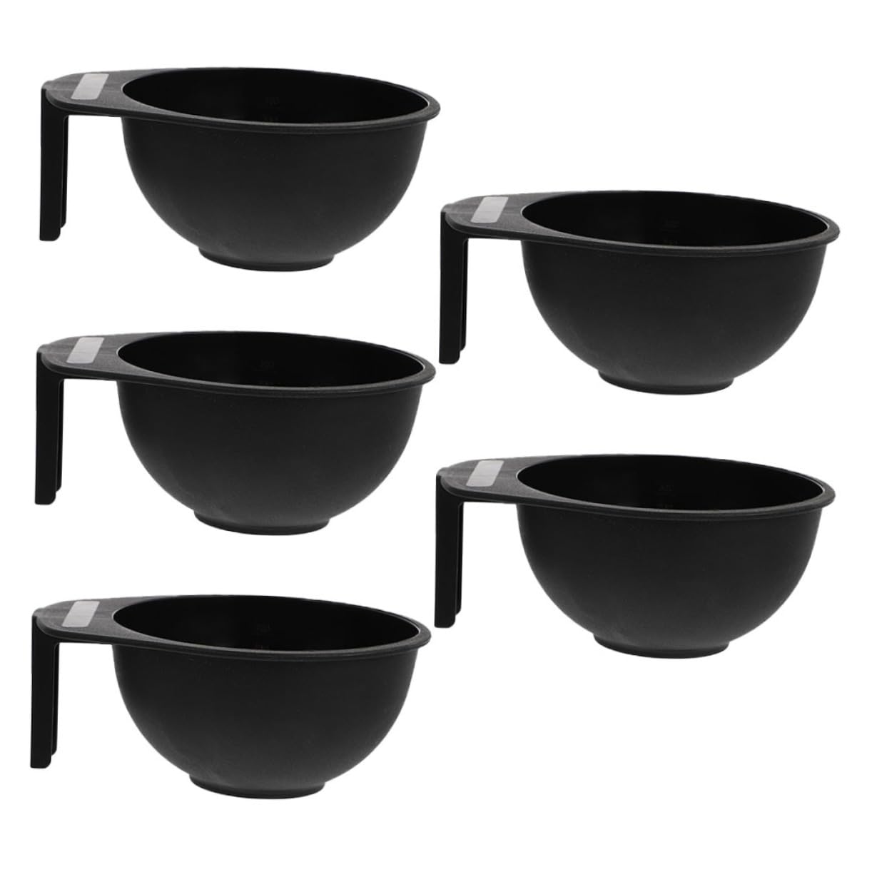 Beatifufu 5pcs Hair Color Mixing Bowl Hair Dye Bowl for Salon Portable Mixing Bowl Hair Stylist Tool Sturdy and Reusable