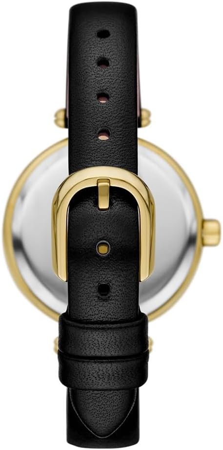 kate spade new york Women's Gracie Black Leather Watch (Model: KSW1869)