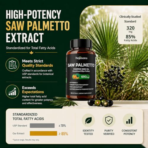 HojaSana Saw Palmetto Prostate Supplement