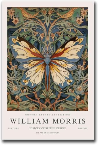 Toile peinture William Morris art mural botanique impression moderne