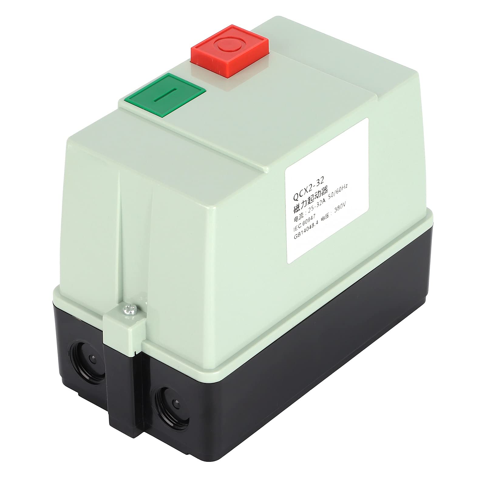 Démarreur Magnétique pour Moteur Asynchrone Triphasé, Interrupteur Magnétique AC 380V 25-32A avec contre les Surcharges/perte de Phase/défaillance de Phase - Fonction de