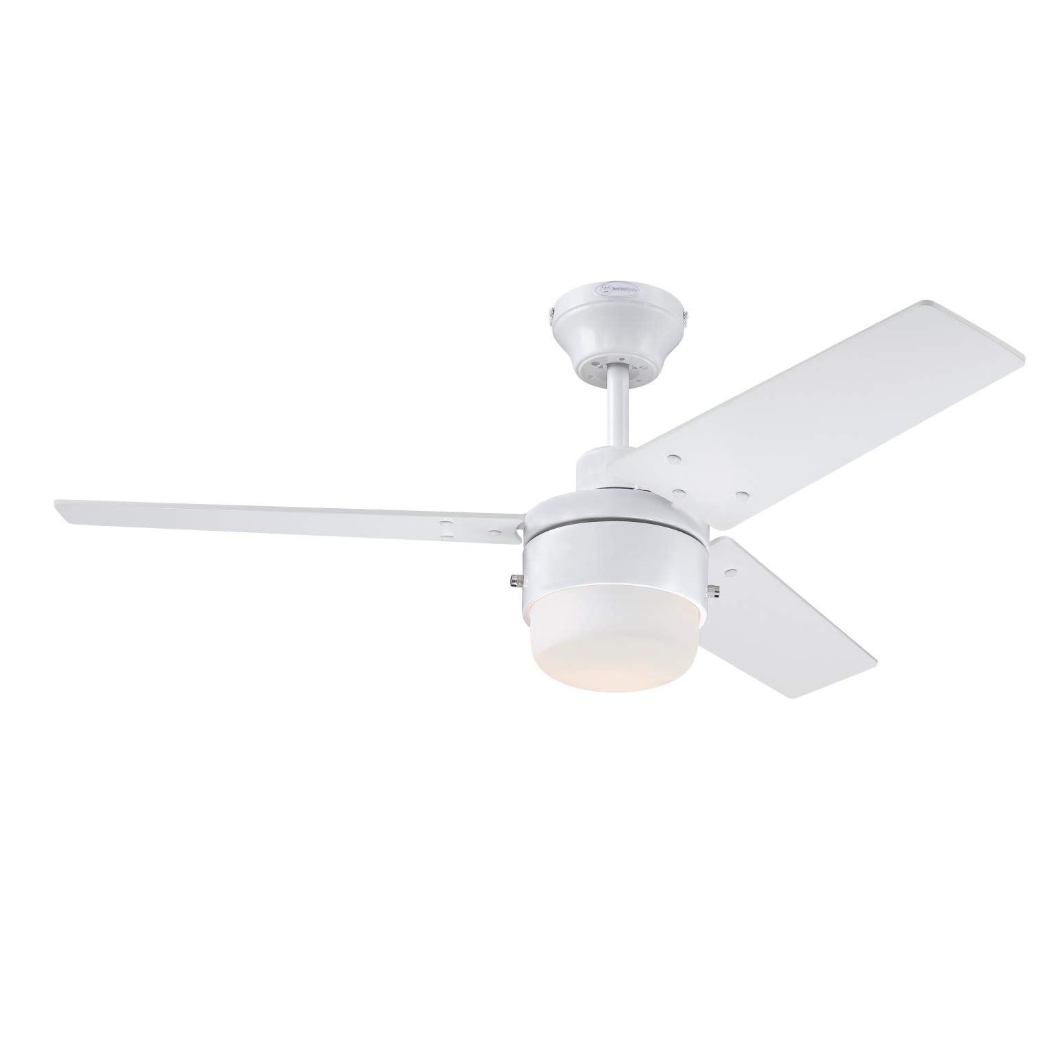 WestinghouseLighting Ceiling Fan, Metal, White