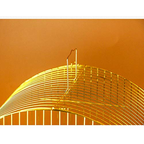 Jaula de pájaros Jaula de pájaros pequeña para Budgie Finch Lovebird Portátil de tamaño pequeño Pájaros Jaula de Viaje Hogar de Mascotas con Columpio y bañera Decoración de jaulas de pájaro
