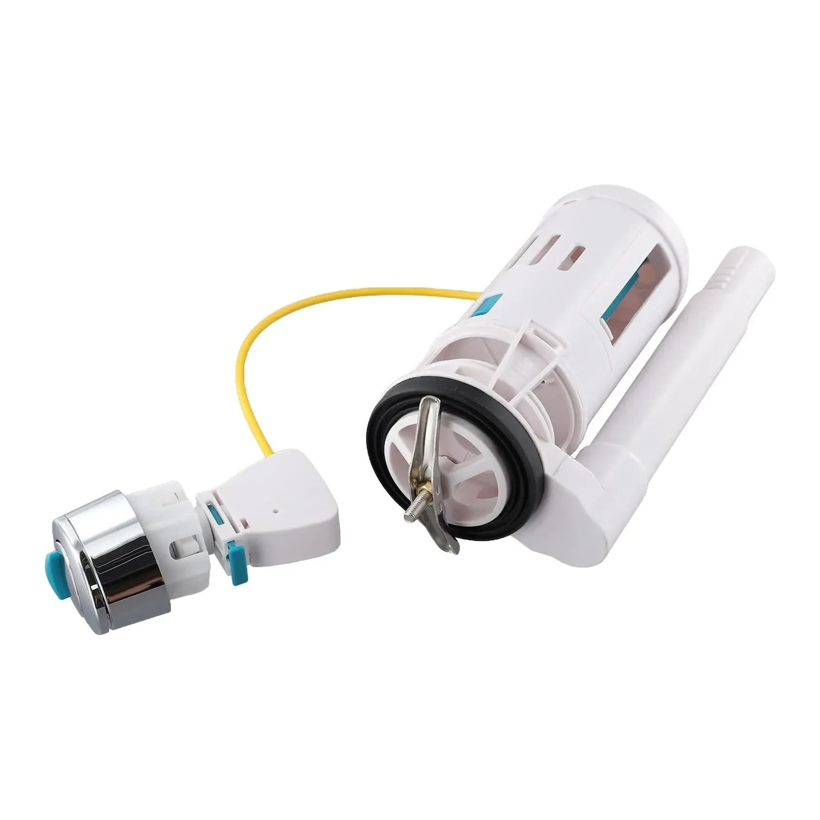 Fluxómetro manual para inodoro Válvula De Drenaje Controlada Por Cable Reparación Inodoros Baño Piezas Descarga Cisterna Fácil Instalación