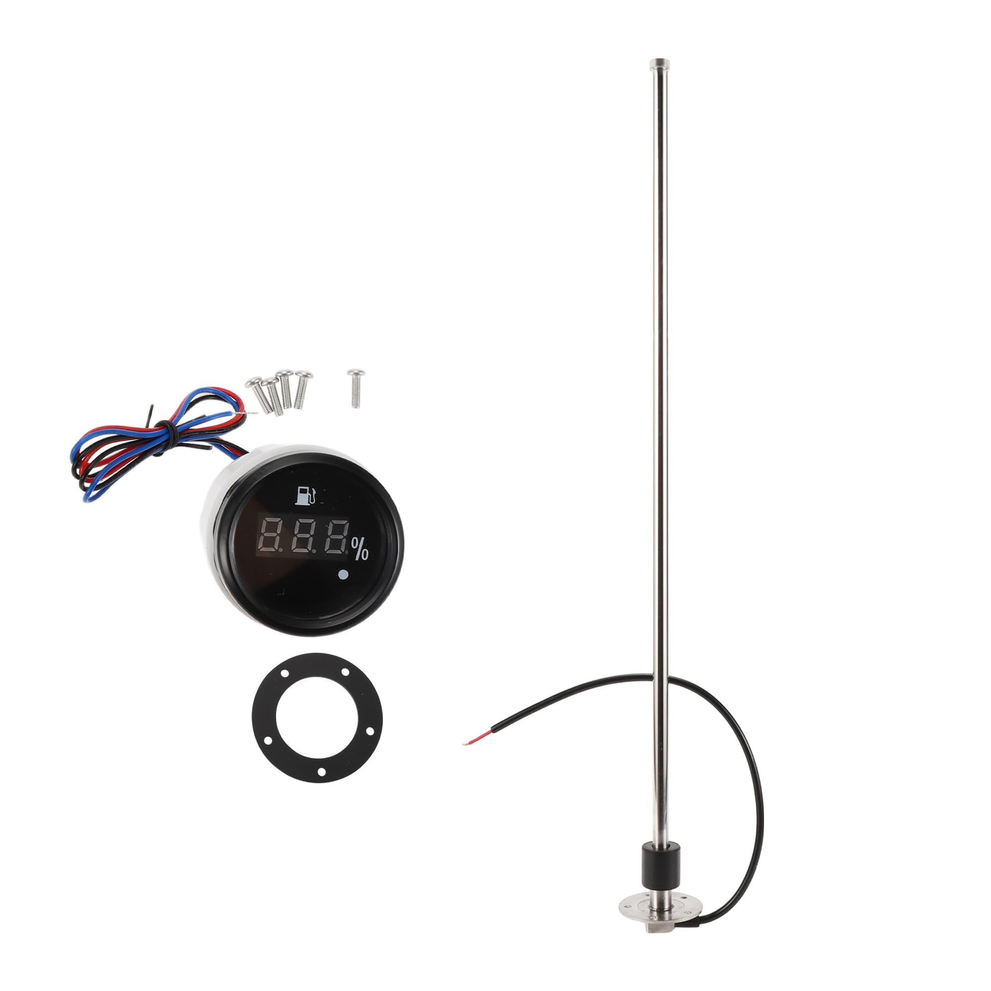 A ABSOPRO 686mm Fuel Sending Unit and Gauge Kit 27" for Boat Car Truck RV Fuel Sending Unit Marine Fuel Sender Unit