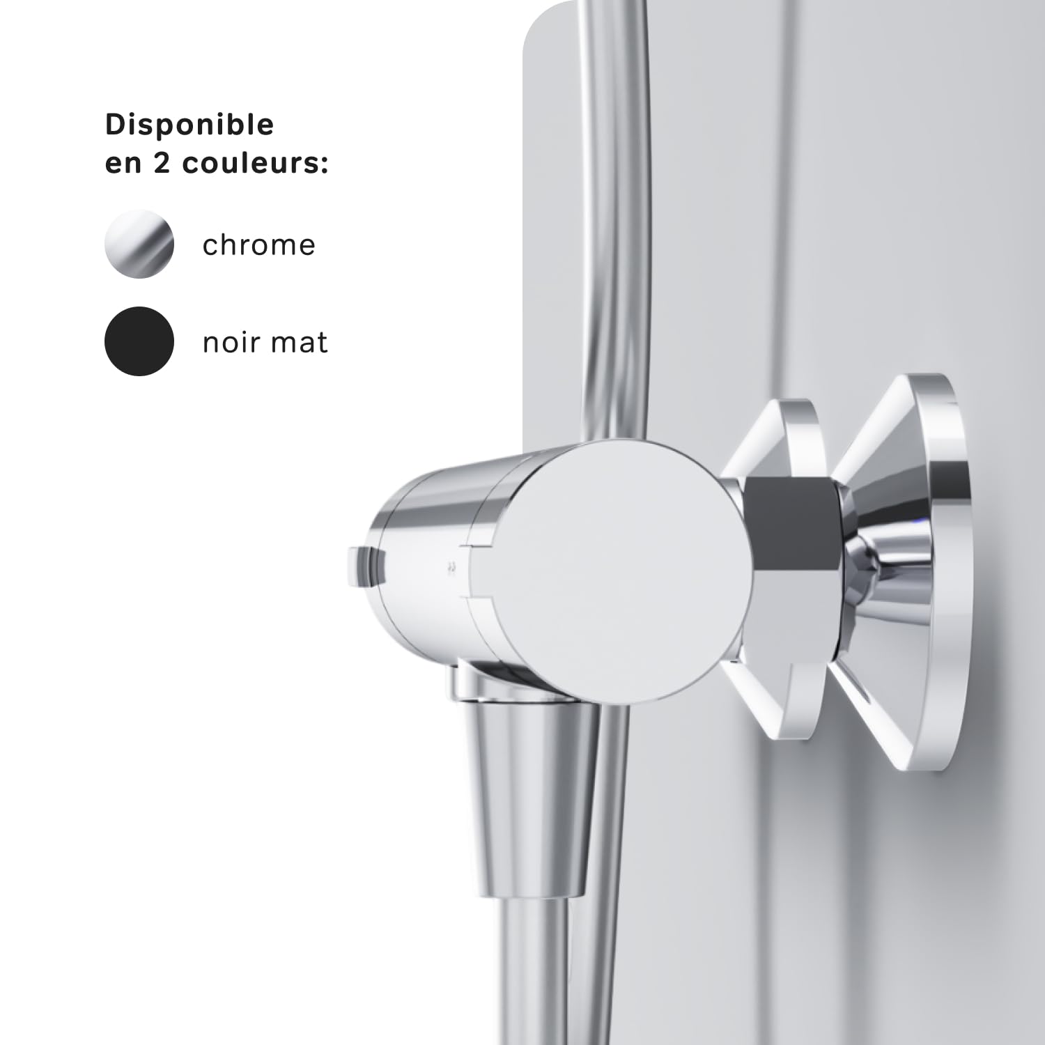 AM.PM Duschthermostat, Brausethermostat Brausearmatur, Thermostat Brausebatterie, Mischbatterie Dusche mit Verbrühschutz bei 38℃, Armatur für Dusche, Chrom, Play F8Y40000