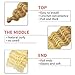 22Inch Ocean Wave 1Pack Crochet hair Extexsions Long Braids Deep wave Synthetic hair Curly Braiding hair for Black Women (22Inch (Pack of 1), Light Brown-Blonde)