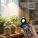 Mcbazel Digital Light Meter with HD Color Screen, 270° Rotatable Head & Fast 8X/s Sampling – High-Precision Illuminance Meter (200,000 Lux/FC) for LED Grow Lights, Plants, Photography & Lumen Testing