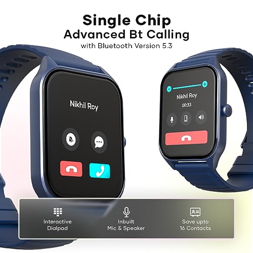 Image of Wings Prime Smartwatch with 1.96 inch HD IPS Display and 60Hz Refresh Rate, Digital Smartwatch with Single Chip BT Calling, Upto 7 Days of Battery.
