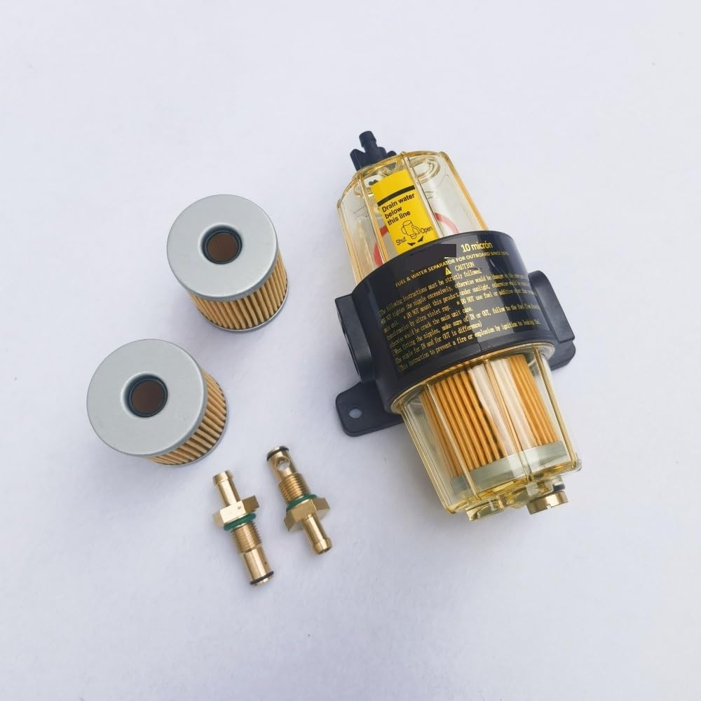 Filtro De Diésel para Coche Uf-10K Elemento De Filtro De Combustible Separador De Agua Conjunto Uf10K Compatible con Honda Fit para Filtro De Combustible Yamaha