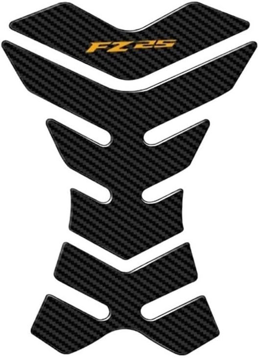 Fuel Tank Sticker 3D Carbon-Look Motorcycle Tank Pad Protector Decal Stickers Case Tank for Ya&maha FZ-25 FZ25 FZ-25 All Years