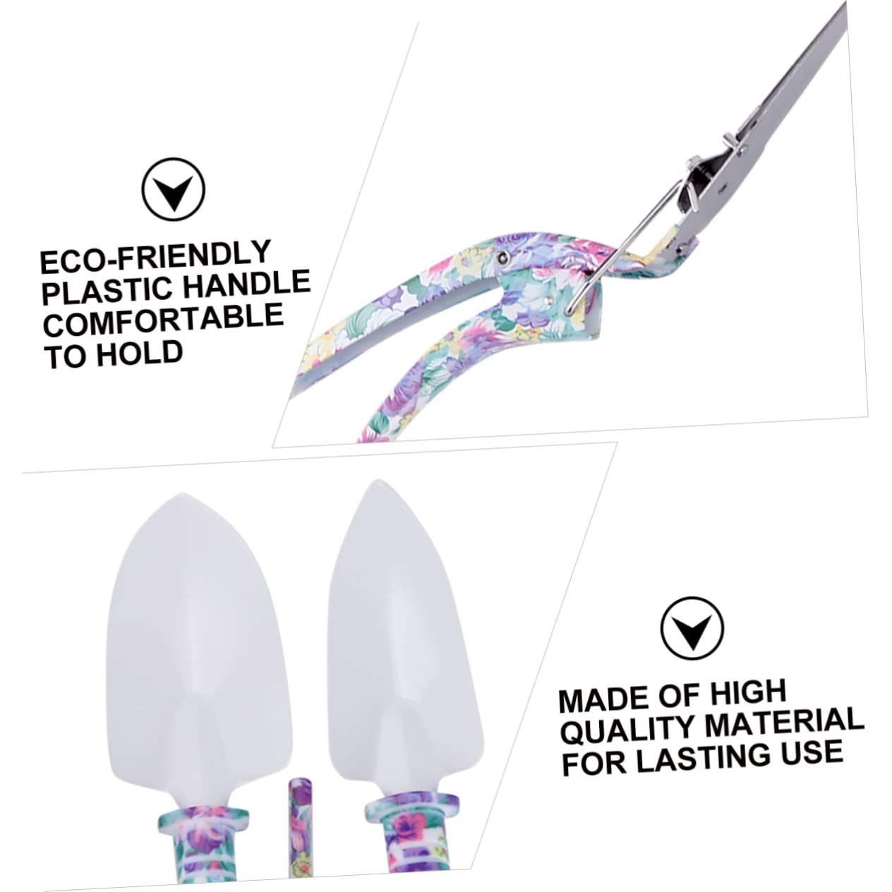 Ensemble D’Outils de Jardinage 10 Pièces Abs Acier Inoxydable