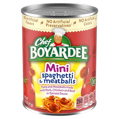 Image of Chef Boyardee Mini Spaghetti and Meatballs, 14.5 oz.