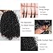 Knotless Pre Separated Human Hair Crochet Extensions for Braids Afro Kinky Curly Brazilian Virgin Feather Hair Bundles Boho Twist Braiding Hair for Black Women 16inch 120g