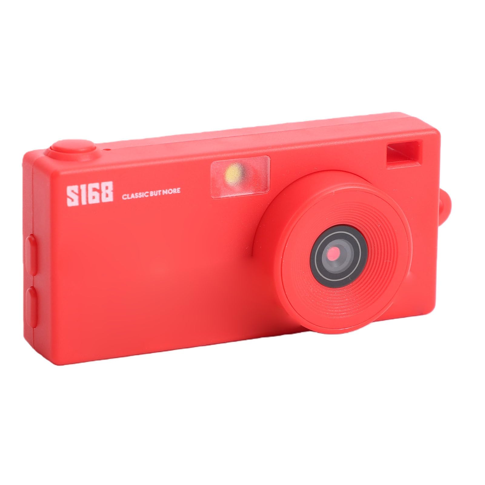 Keychain Digital Camera, 2K HD 12MP Tiny Retro Camera with 1.47 Inch Screen Auto Focus 110 Wide Angle Lens for Travel Sports Campus Life Red-image-3