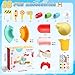 Fajiabao Kids Bath Toys for Kids Ages 4-8 3-5 with Magnetic Car Bath Toys Mold Free & DIY Slides Tracks Bathtub Shower Toys Birthday Gifts for Toddlers 2-4 5 6 7 8 Year Old Boys Girls (38 PCS)