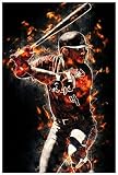 Art mural sur toile 40x60cm Sans cadre Baseball All-Star Ketel Marte Affiche Intérieur Peintures Impression sur Toile Photos Wall Art