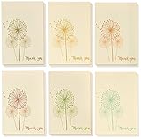 48 Pack Vintage Dandelion Thank You Note Cards Design Bulk Box Set Envelopes Included (4 x 6 inches)
