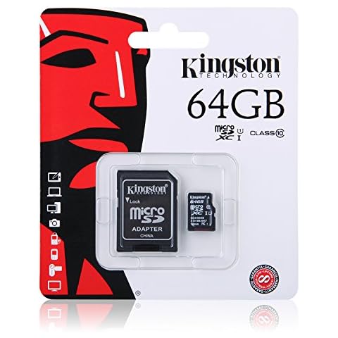 Kingston 64 GB microSD Card for Samsung Galaxy A3 Cover
