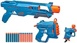 Nerf, Kit de 3 Lançadores Elite 2.0, Cores Variadas