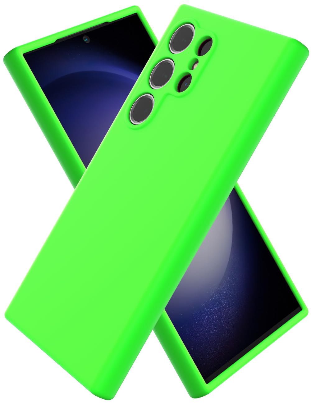 CUZMIGO for Samsung Galaxy S24 Ultra Silicone Case, Slim Fit Premium Liquid Silicone Shockproof Phone Cover, Upgraded Camera Protection and Microfiber