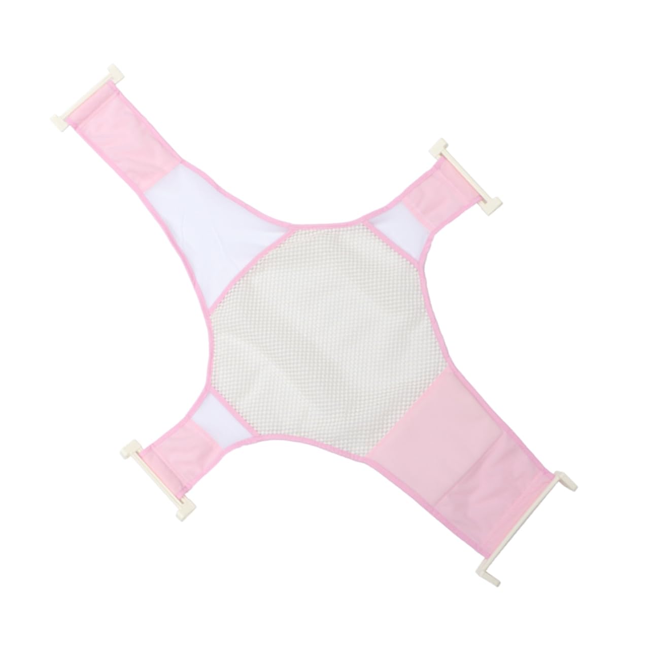 SUPVOX Mesh Bath Bed Collapsible Newborn Tub Outlet Plugs Proof Bathing Support Net Mesh Comfortable Safe Bathing for Infants (Anti-Slip)