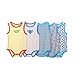 Produktbild ZEVONDA Baby Mädchen und Jungen Body - Langarm/Kurzarm/Ärmellos Wickelbody aus Baumwolle im 3er und 5er Pack
