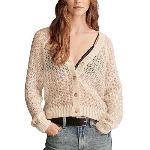 Image of Lucky Brand Women's Half Stitch Cardi