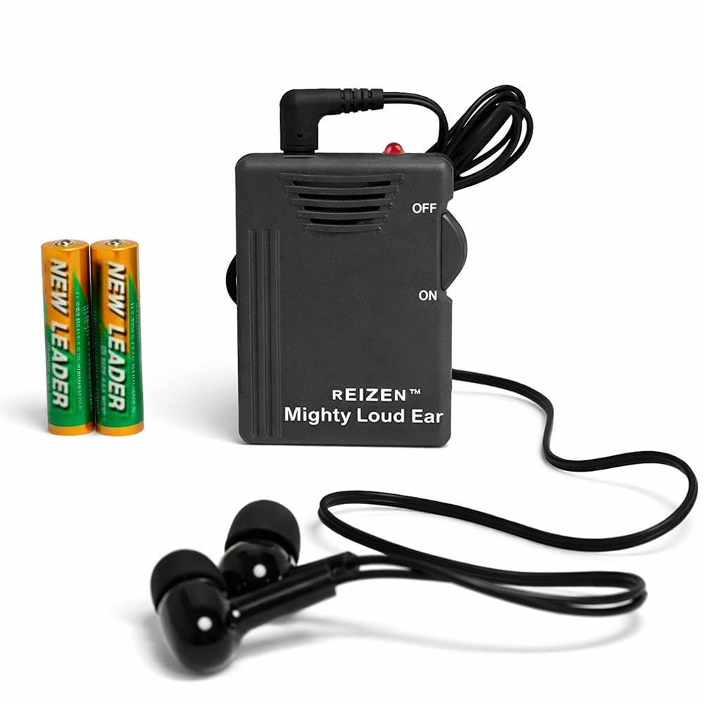 Reizen Loud Ear 120dB Gain Personal Amplifier