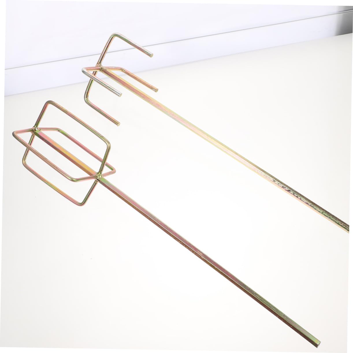 NUOBESTY Miscelatore per Vernice e Cemento in Acciaio 2 Pezzi Multi-funzione Resistente all Usura e Non Deformabile per Cantiere e Casa