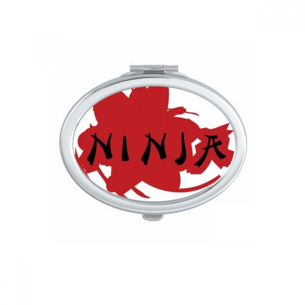 Miroir compact motif sakura et ninja un cadeau mignon et portable