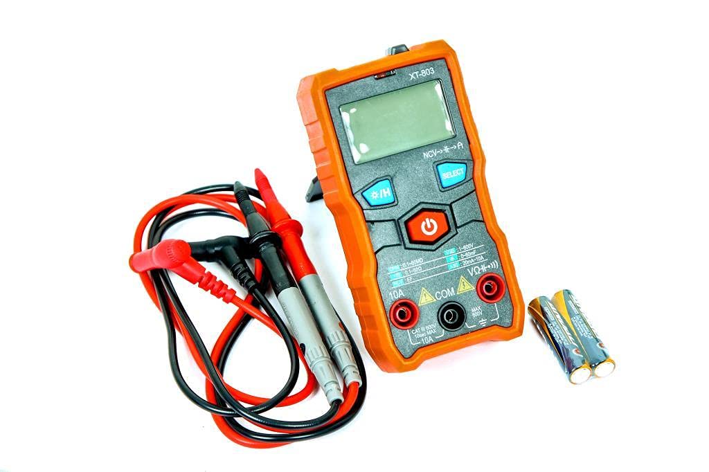 WellHise XT803 Multimetre Dijital Otomatik Akım Voltaj Ölçer Avometre