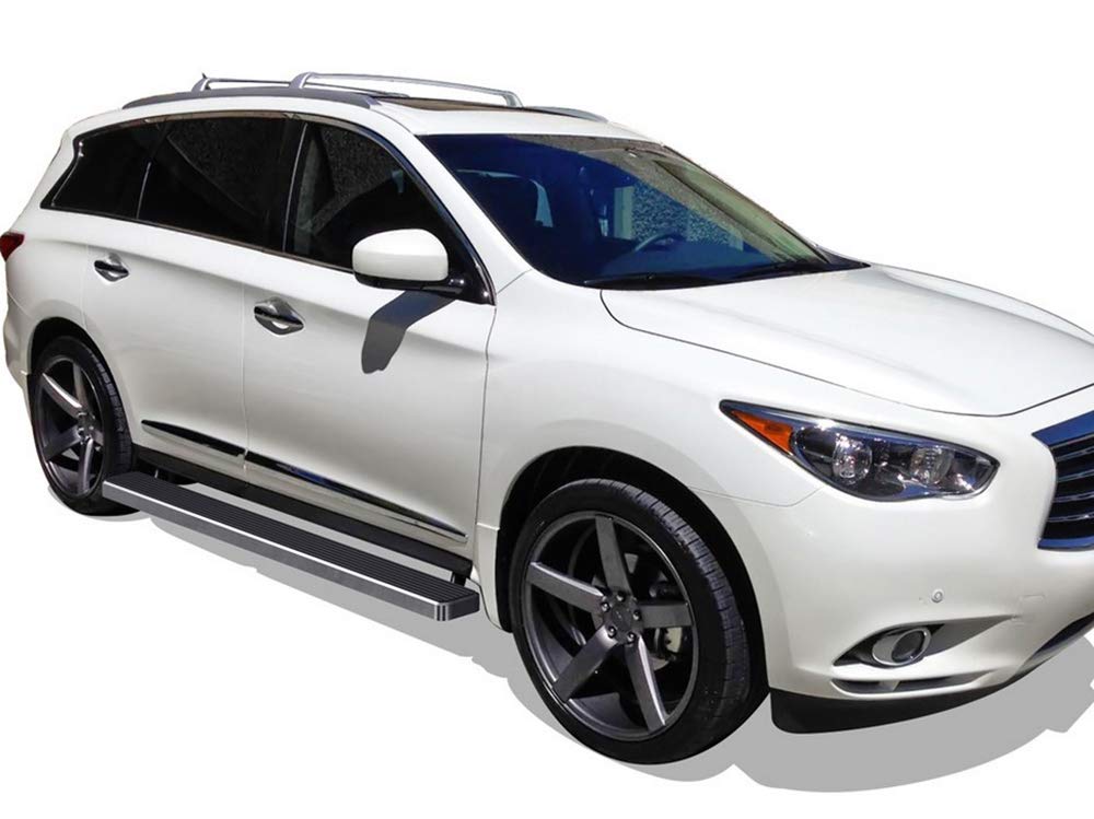 APS Running Boards 6 inches Compatible with Nissan Pathfinder 2013-2021 (Excluding Platinum) & Infiniti QX60 2013-2016 304 Stainless Steel (Nerf Bars Side Steps Side Bars)