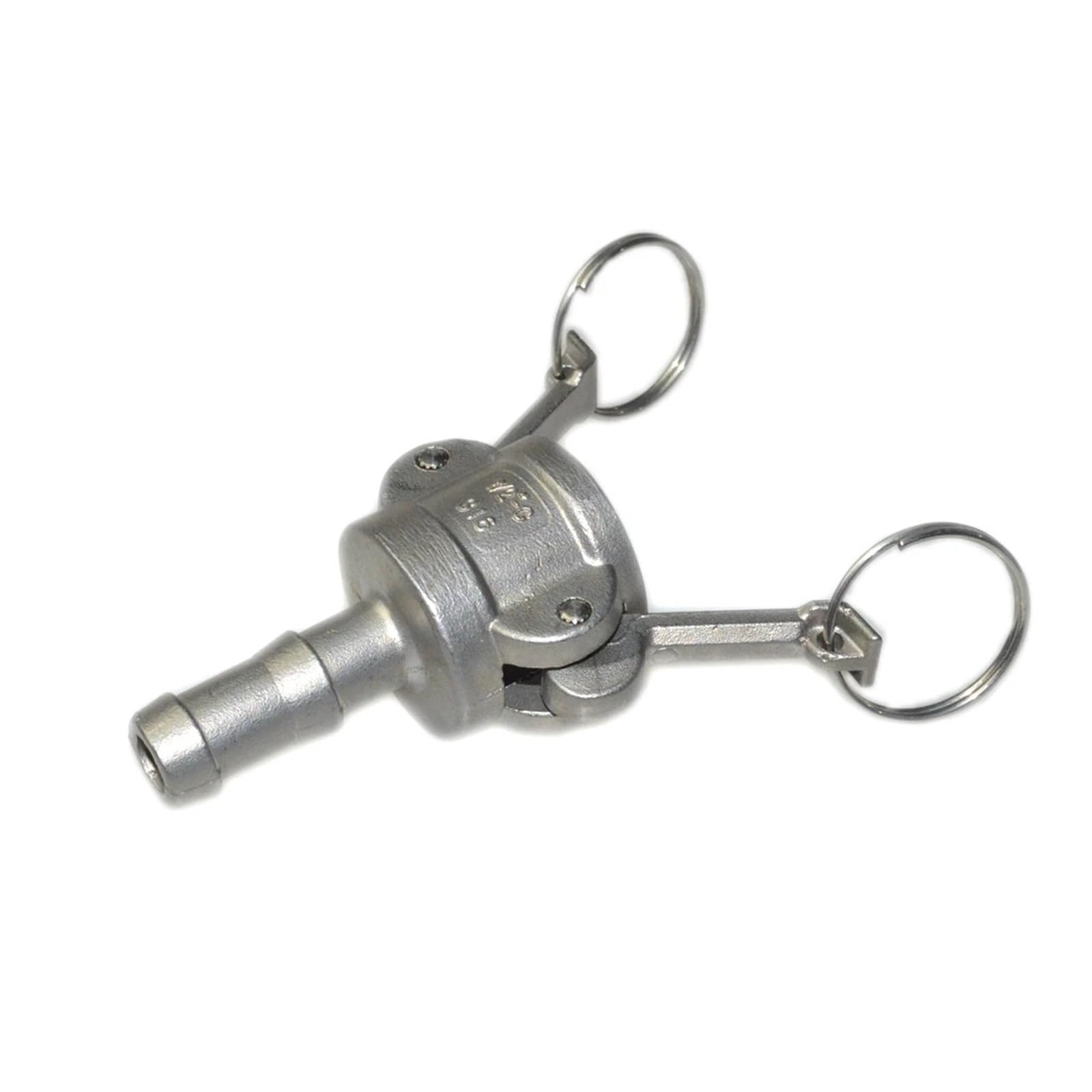 AARTERZZA C Trash Pump Adapter Female Camlock x Hose Barb Stainless Steel 316(1-1/4")