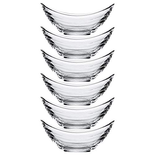 Glass Dessert Ice Cream Gondola Bowls (6)