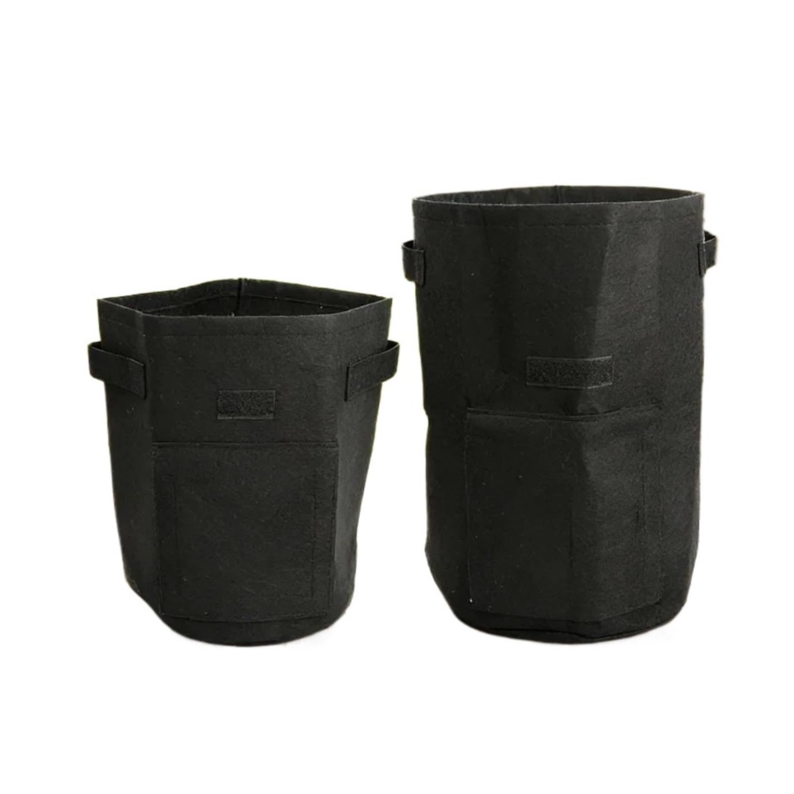 HWJFDC Potato Growing Bags Nonwoven Fabric Seedling Bags With Side Cover Handles Thickened Potato Tomato Growing Container Gardening Cultivation Pouches(L)