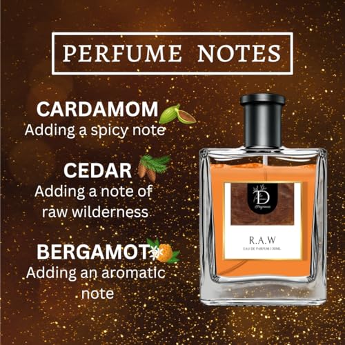 Image of DIONII R.A.W. Mens Eau De Parfum Perfume | Long Lasting Cedar Fragrance With Cedar & Bergamot, 50 ML