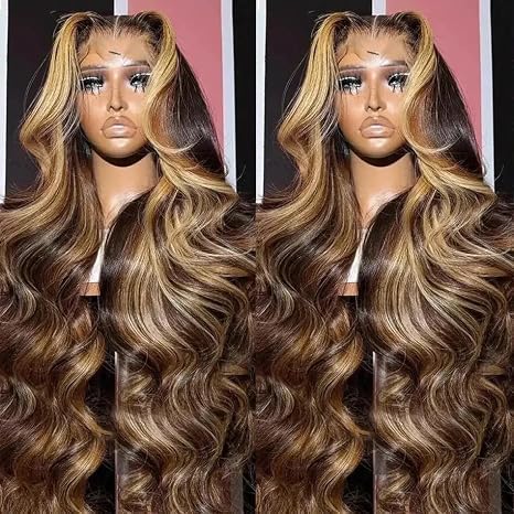 Honey Blonde 13x4 Lace Front Human Hair Wig, 26 Inch