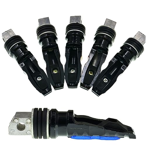 ABOOFAN Durable Metal Bike Foot Pegs Footrest for Cycling Design for Comfort Compatible with Bicycles Mountain Bikes Random Color Options