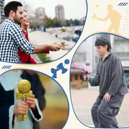 Teyva Daily 4 Pack Competition Kendama Game, Multicolor by Teyva Daily - Used condition - Image 6