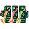 KEY 36-Pack Bundle - Ketone Energy Drink - Pineapple Passionfruit, Ginger Lime, Grapefruit Peach - Sugar Free, All Natural, Long Lasting Energy, Optimal Green Tea Caffeine & L-Theanine