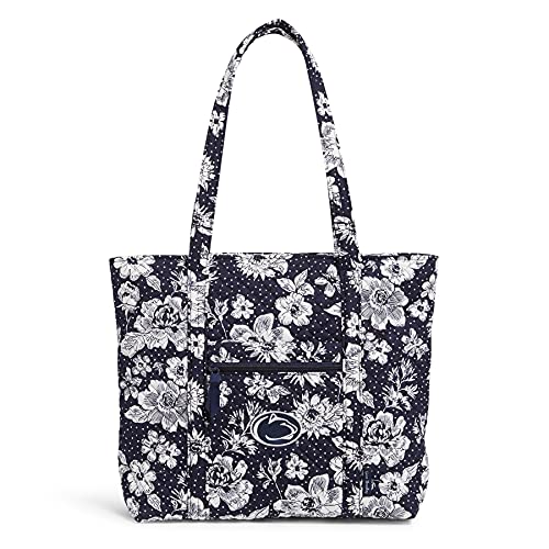 Image of Vera Bradley womens Cotton Collegiate Vera Tote Bag (Multiple Teams Available)