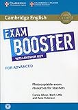 Cambridge English Exam Booster for Advanced with Answer Key with Audio: Photocopiable Exam Resources for Teachers (Cambridge English Exam Boosters)