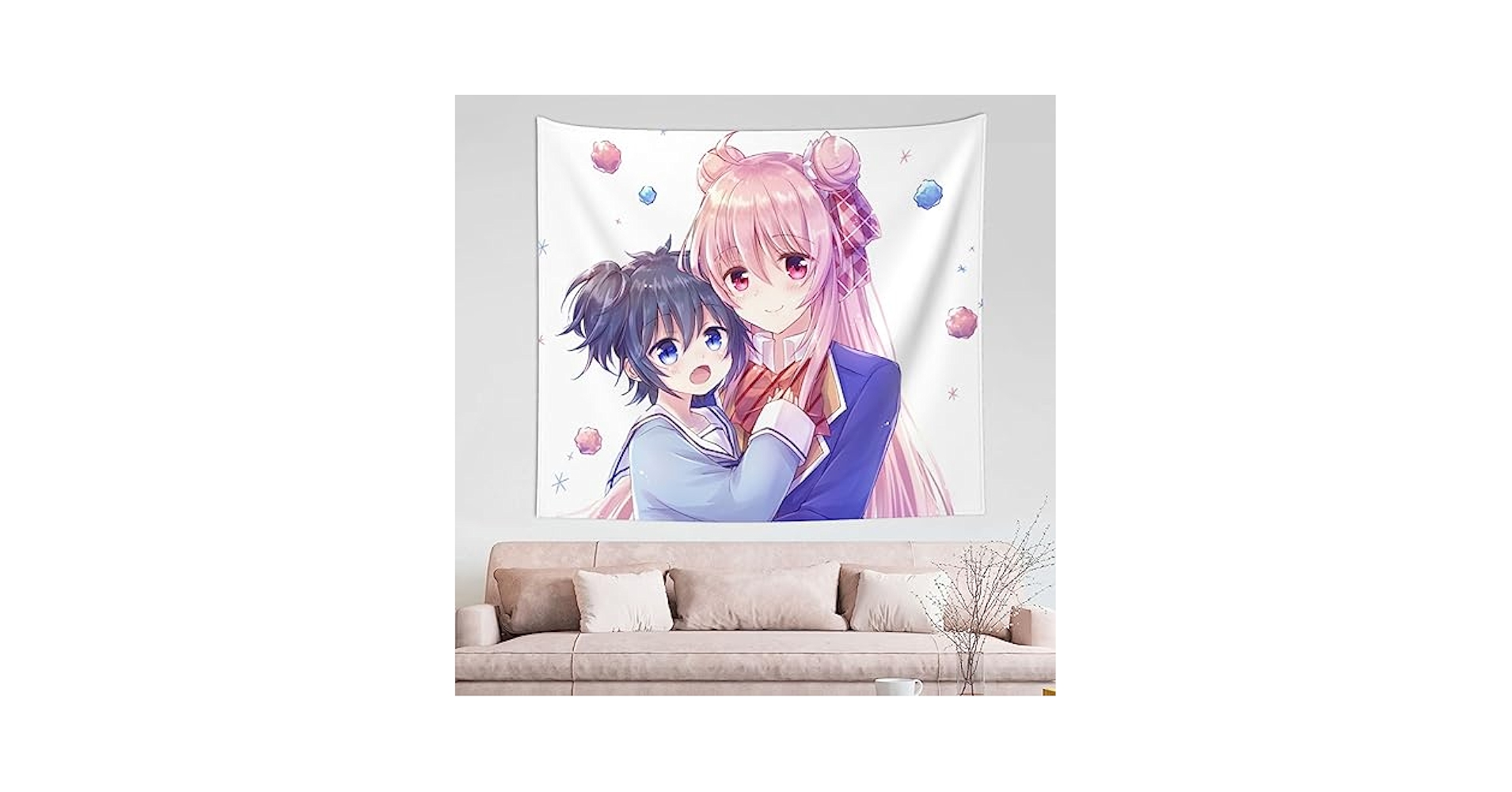 ハンドメイドオリジナルタペストリー Amazon.co.jp: ハッピーシュガーライフ ファッション専門の