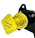 Stop Knob Parking Brake Safety Lock Replaces Class Super C Motorhomes & Commercial Vehicles Yellow Air Brake Knob, Prevents Accidental Parking Brake Release, Pets, Kids, Service or Cleaning