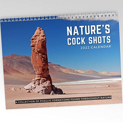 TFXNBKW Nature's Cock Shots 2022 Calendar - A Collection of Pha'llic Formations Found Throughout Nature,Great Gag Gift or Stocking Stuffer TFXNBKW Nature's Cock Shots 2022 Calendar - A Collection of Pha'llic Formations Found Throughout Nature,Great Gag Gift or Stocking Stuffer