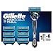 Gillette ProShield Chill Nassrasierer Herren, Rasierer + 7 Rasierklingen mit 5-fach Klinge, Geschenk Männer