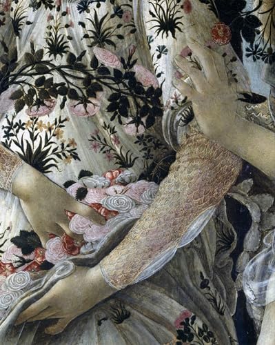 Affiche Sandro Botticelli Spring Tempera Graffiti Impression Toile 60x90cm