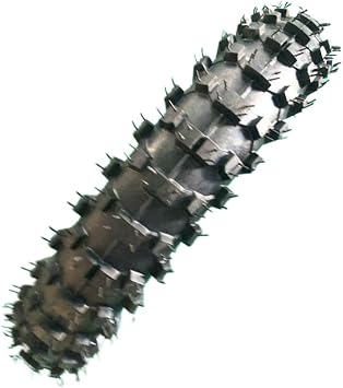 3.00-10 Dirt Bike Tire With Knobby Tread No Inner Tube