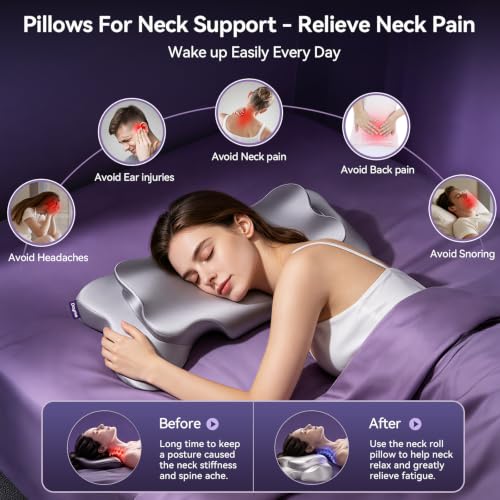 Dayme Memory Foam Pillow - Ergonomic Contour Neck Support Pillow, Portable by Dayme - Used condition - Image 3